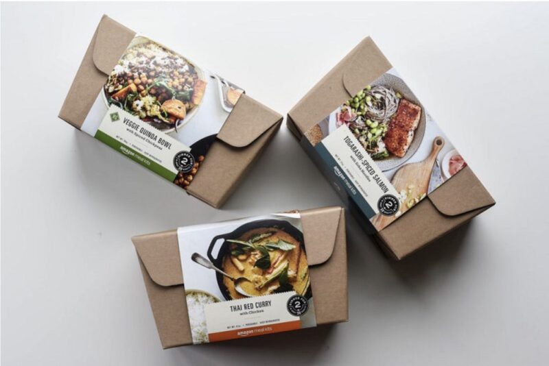 Blue apron boxes
