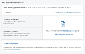 How to set up LinkedIn matched audience