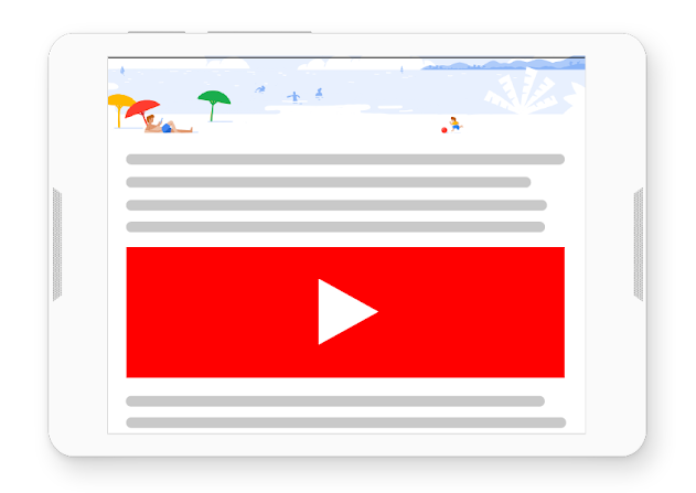 Outstream YouTube ad