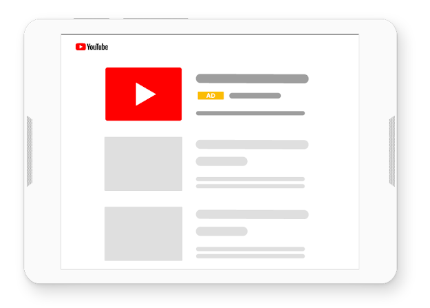 Video discovery YouTube ad
