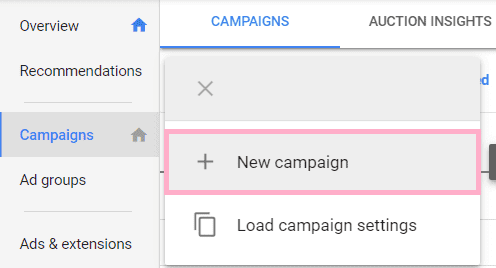 Creating a YouTube campaign