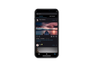 Adobe Photoshop Express on mobile.