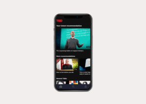 TED on mobile.
