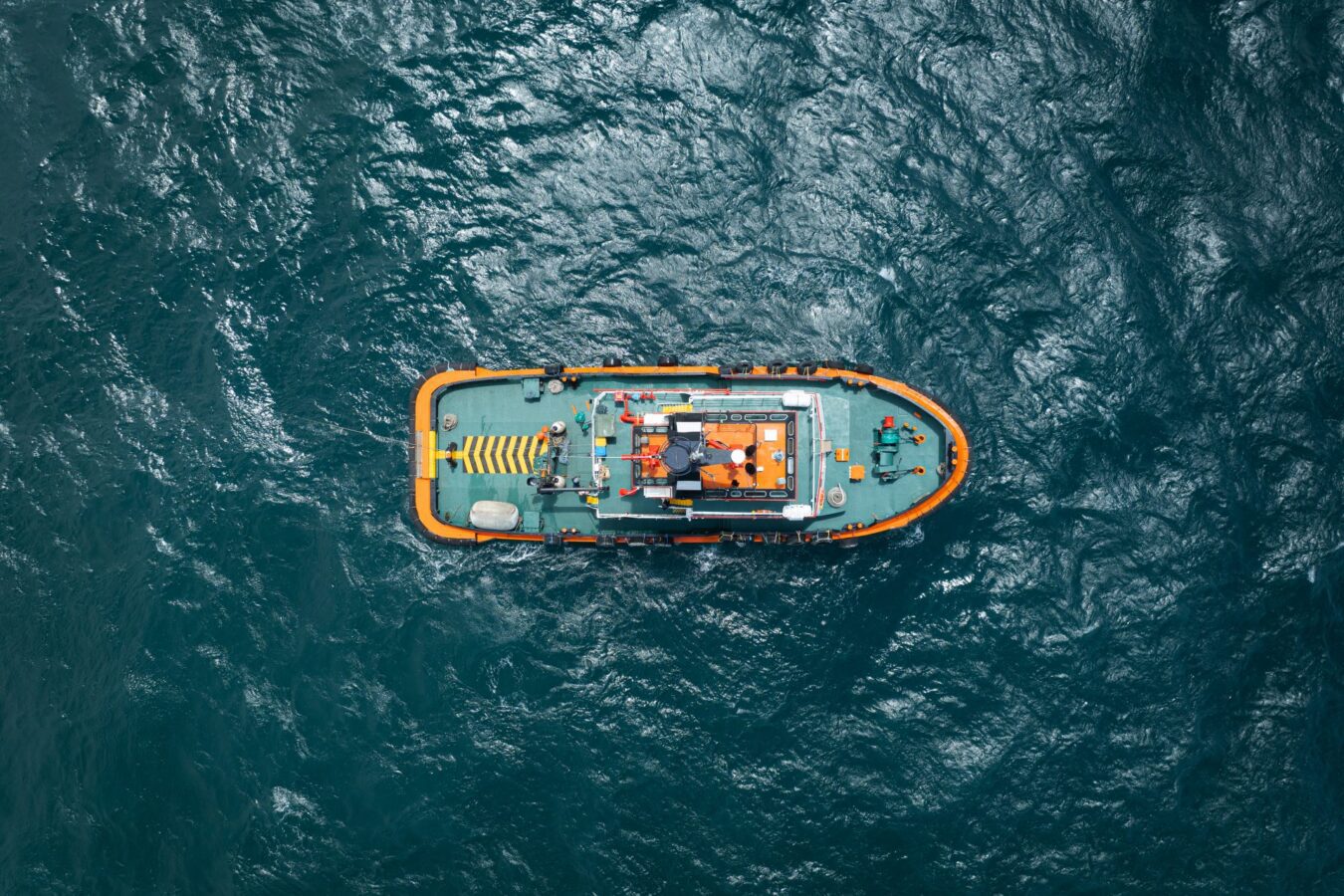 Major Projects Foundation boat in ocean