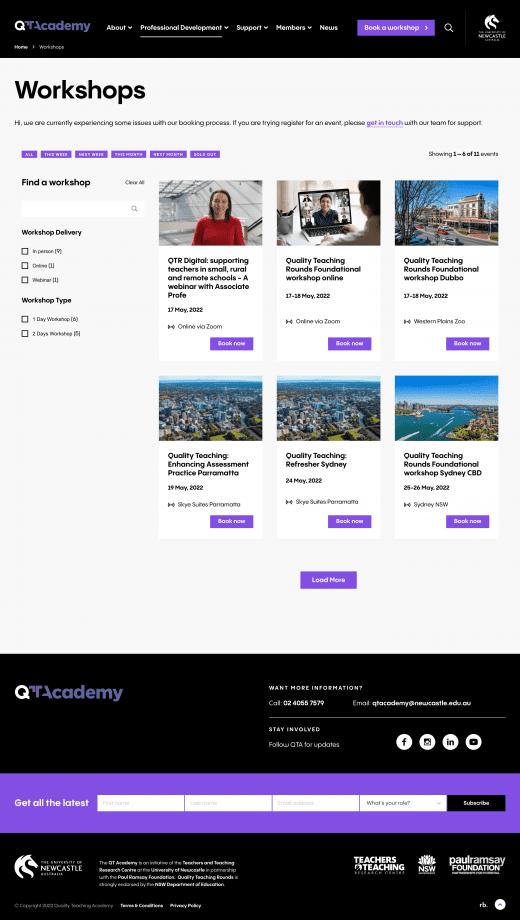 QTA-WORKSHOPS
