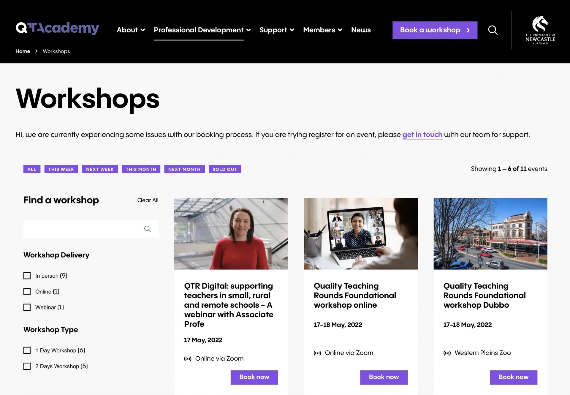 QTA-Workshops