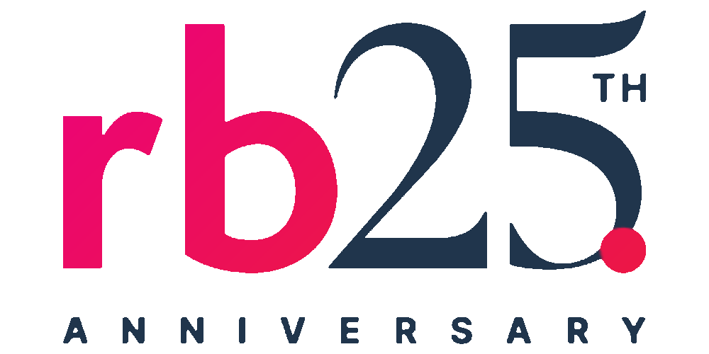 Rb25th Anniversary logo